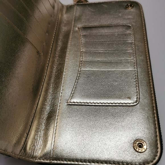 Authentic Chanel Vintage Denim Quilted 2.55 Long Flap Wallet Gold CC Rare Y2K - Picture 12 of 15